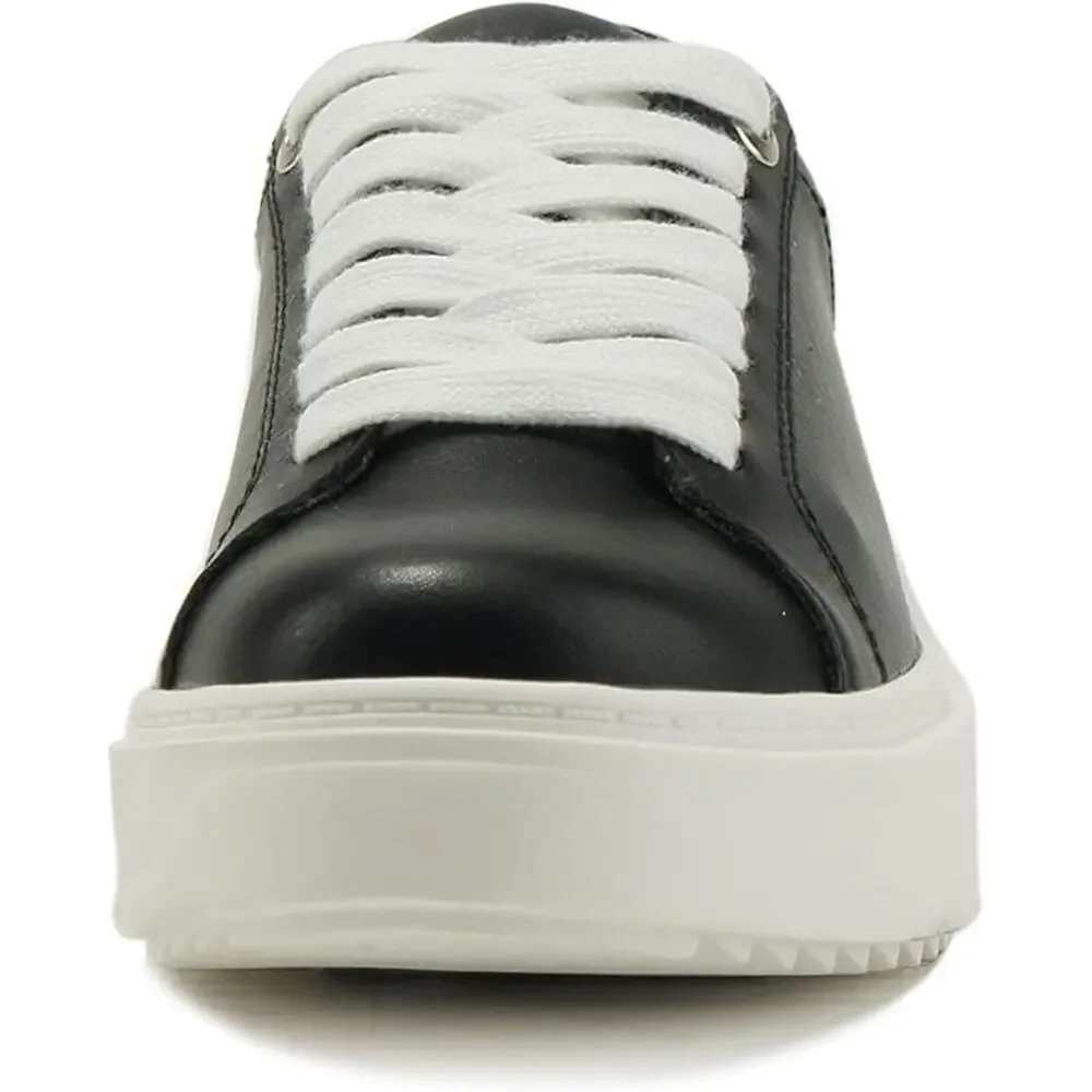 Women’s Platform Sneakers Black Lace Up Cushion Sole Soda Retain-G Size 7.5